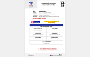 coupe de France corpo kata à Verquin 